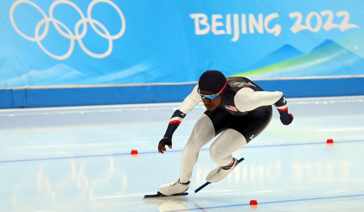 Speed skating-American Jackson wins gold after stumble in trials